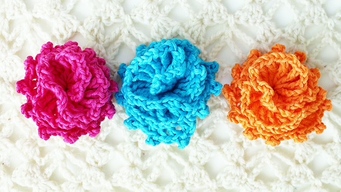 crochet flower pattern diagram