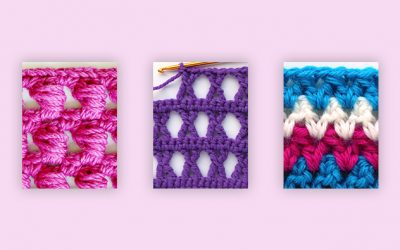 3 great crochet stitches