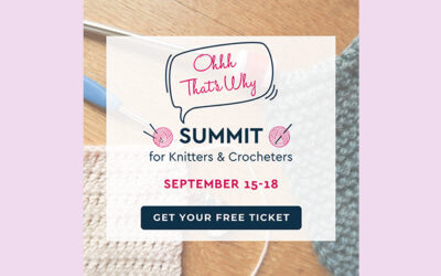 4 days of crochet and knitting tips! Free summit