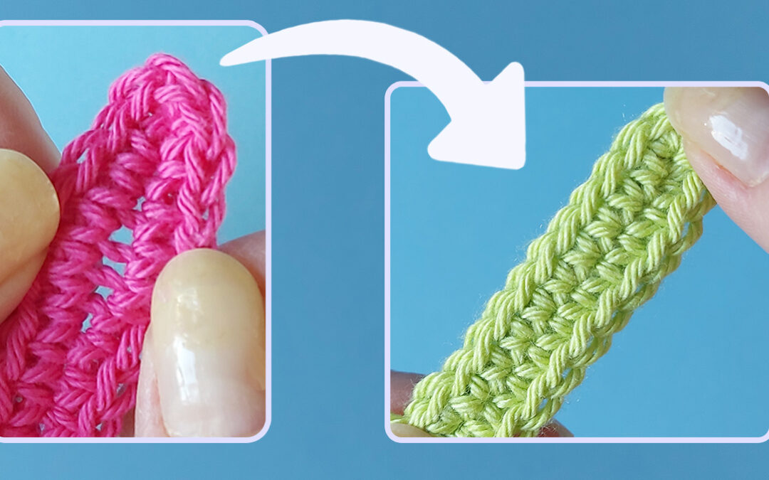 Best way to crochet around a chain – no gaps