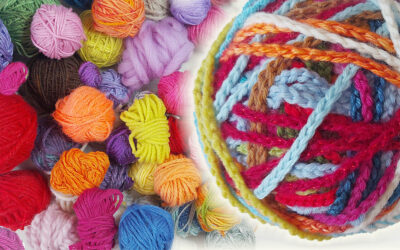 Turn leftover scraps into chunky yarn. A genius stashbusting idea!