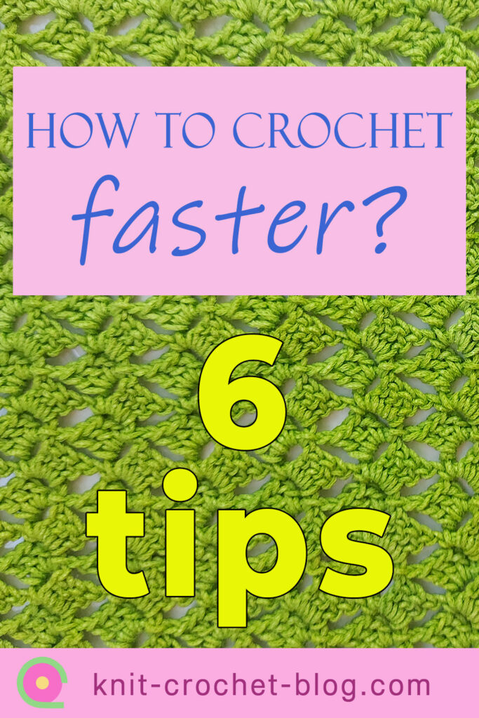 6 tips for learning to crochet faster