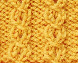 knitted-mock-cables-yellow