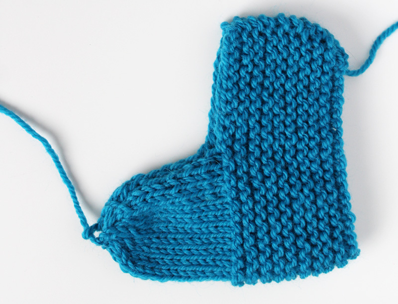 Image 3, pattern for knitted baby socks