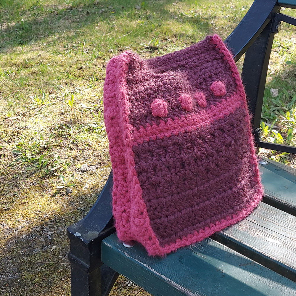 Chunky crochet bag